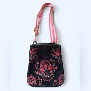 Juicy Couture Black and Pink Crossbody Bag